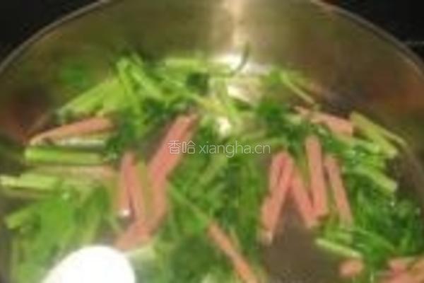 方腿肉炒芹菜的做法图解4