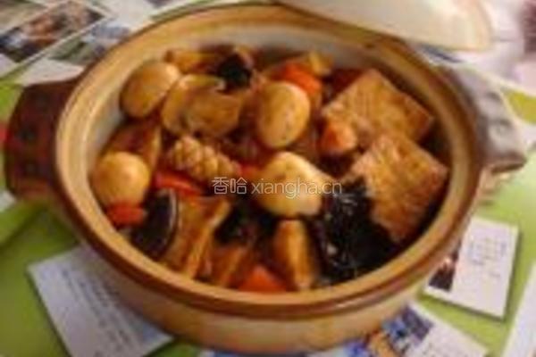 八珍豆腐煲的做法图解9