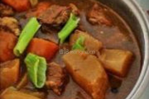 萝卜烧牛肉的做法图解6