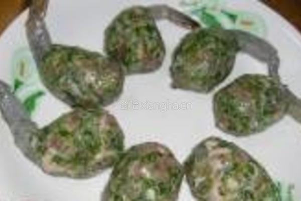 荠菜虾球的做法图解6