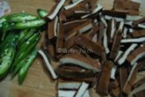 辣炒香干的做法图解2