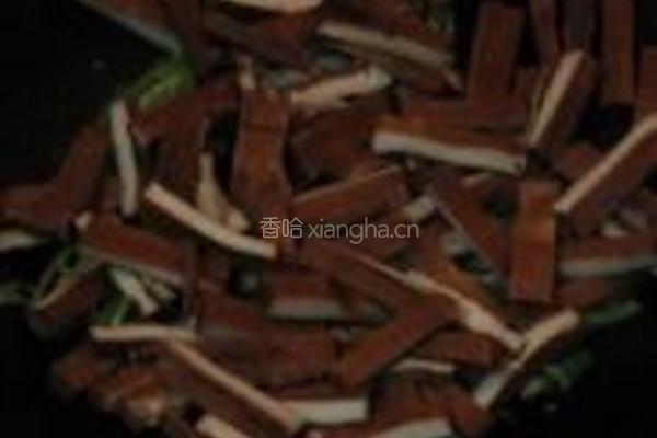 辣炒香干的做法图解4
