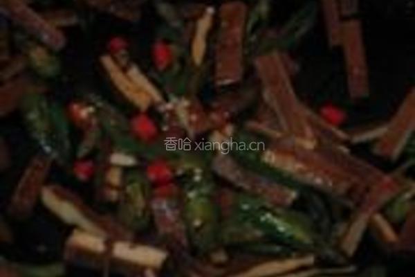辣炒香干的做法图解6