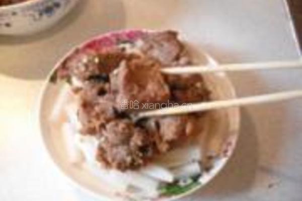 萝卜香菇蒸排骨的做法图解9