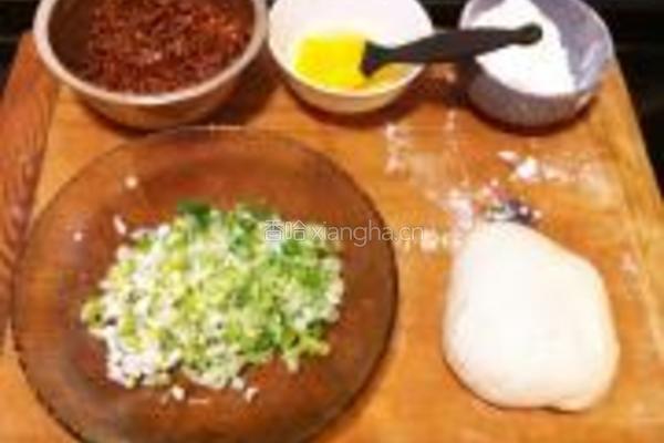 香葱芝麻椒盐花卷的做法图解4