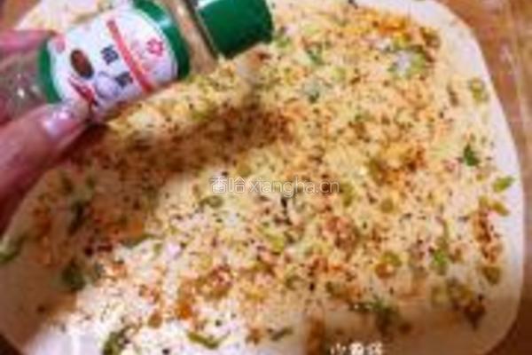 香葱芝麻椒盐花卷的做法图解6