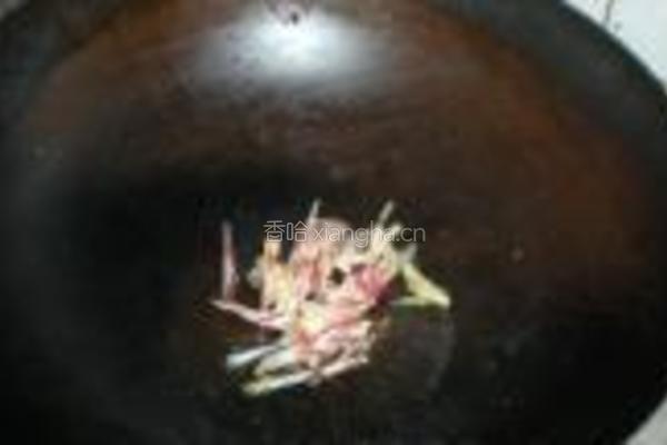 芦蒿炒腊肉的做法图解3