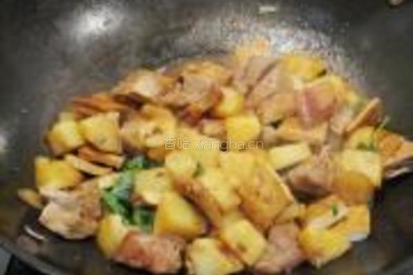 豆腐干烧肉的做法图解7