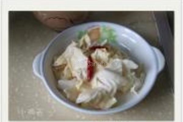 酸菜炒粉条的做法图解4