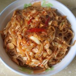 酸菜炒粉条的做法[图]