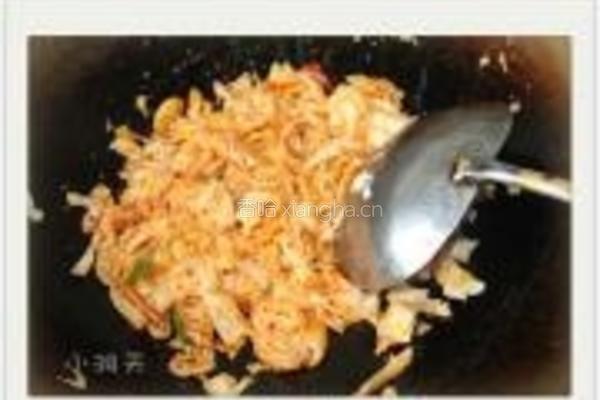 酸菜炒粉条的做法图解11