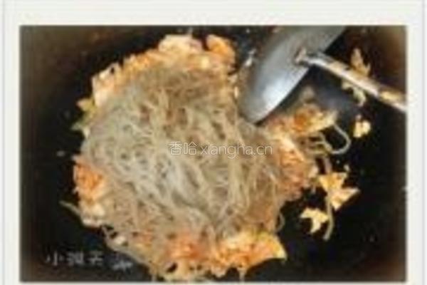 酸菜炒粉条的做法图解12