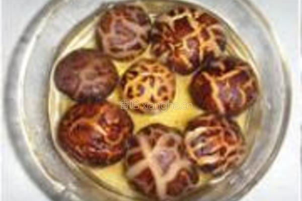 节瓜花菇焖肉饼的做法图解4