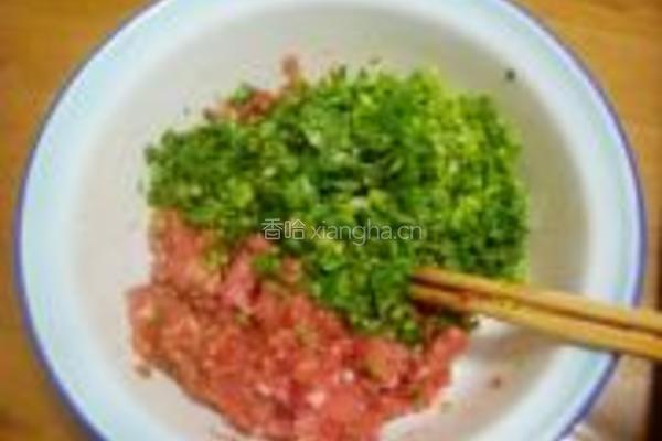 香菜馄饨的做法图解3