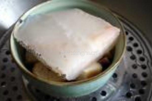 金枪鱼肉松蒸鳕鱼的做法图解5