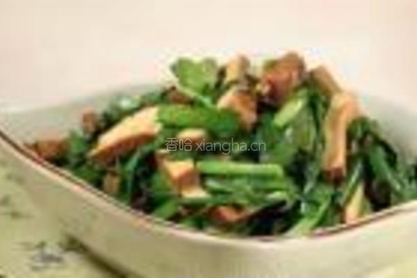 韭菜炒豆腐干的做法图解6