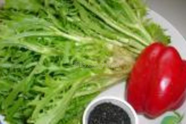 凉拌苦菊的做法图解1