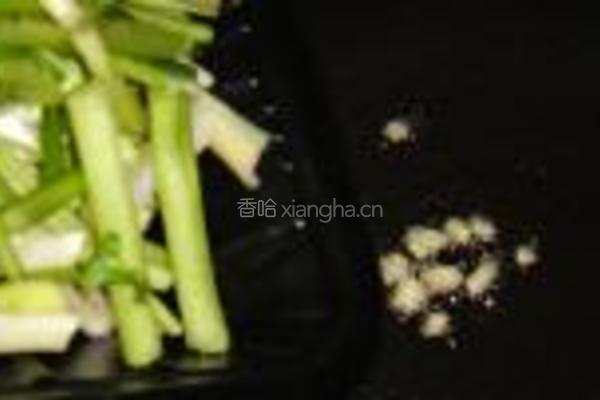 水芹炒香干的做法图解4
