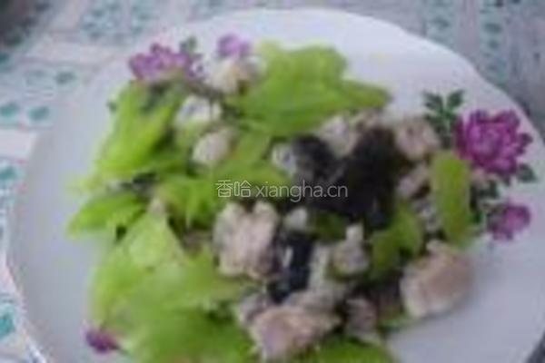 青笋爆牛蛙的做法图解12