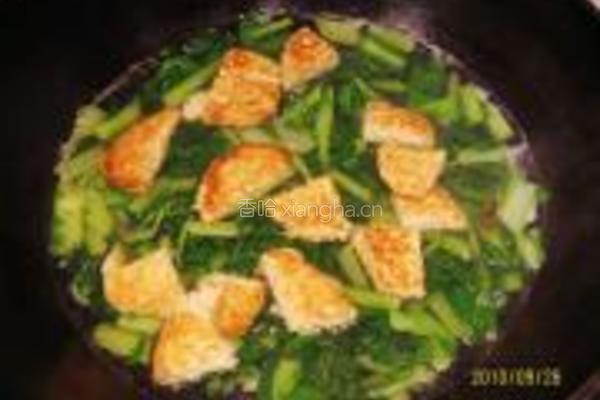 小白菜豆饼白蛤汤的做法图解8