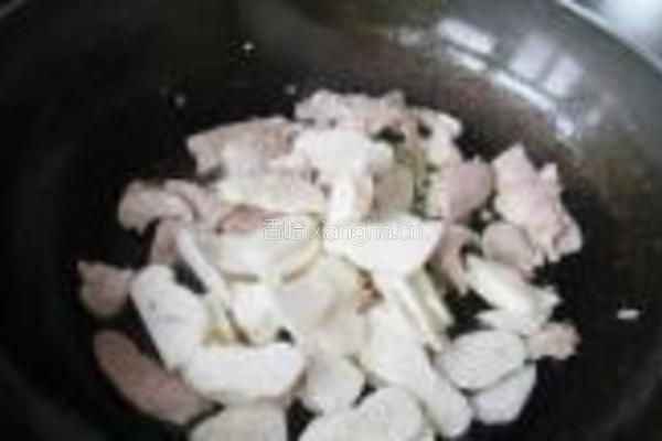 荸荠炒肉片的做法图解7