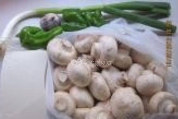口蘑烩豆腐的做法图解1