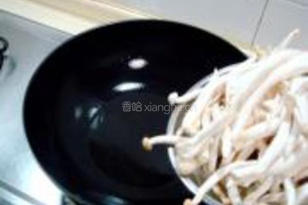 干煸蘑菇的做法图解3