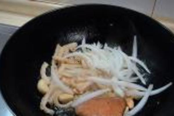 菌菇炒牛肚的做法图解8