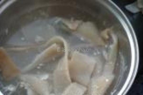 凉拌猪皮冻的做法图解2