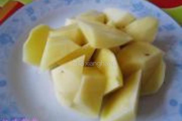 奶汤鲜虾炖土豆的做法图解5