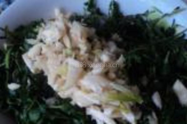 花生碎拌山菜的做法图解4