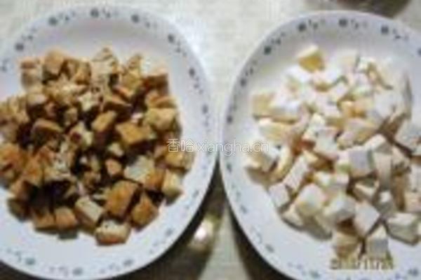 榄香双丁的做法图解1