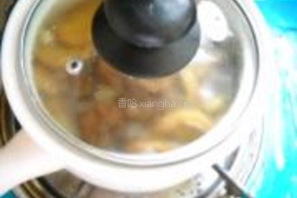 素鸡花生炖鸭的做法图解9