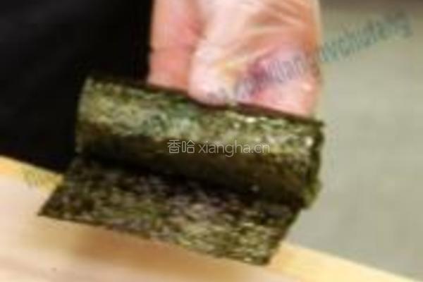 双色绝味海苔饭团的做法图解16