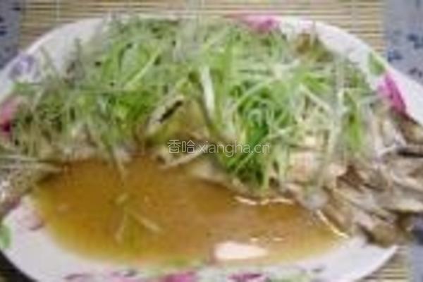 辣腐乳蒸海鲈鱼的做法图解6