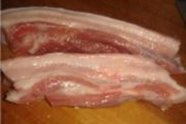 香干小炒肉的做法图解1