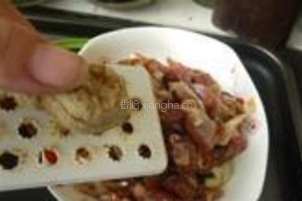 酱爆羊肉的做法图解4