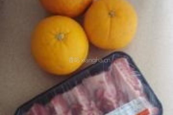 香橙排骨的做法图解1