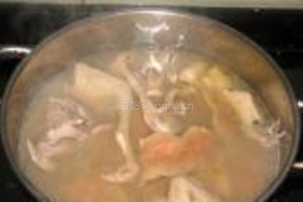 土茯苓绿豆老鸽汤的做法图解5