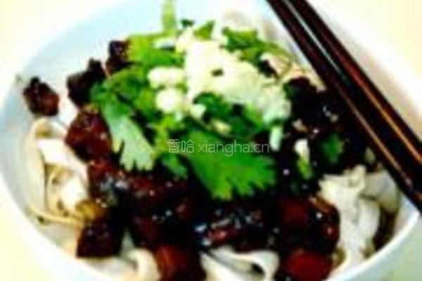 茄子炸酱面的做法图解11