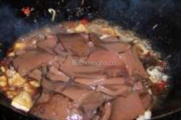 血豆腐肉片炒青蒜的做法图解8
