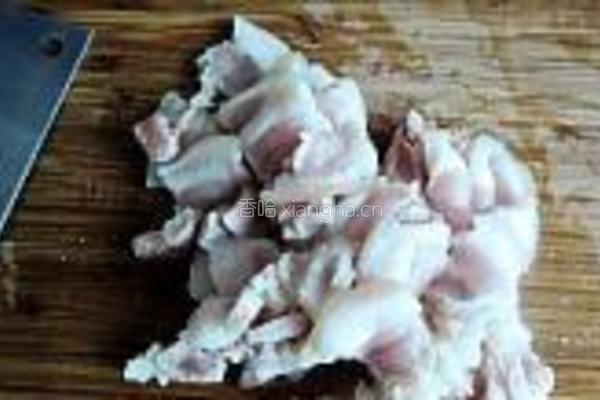 蒜苗香煎肉的做法图解5
