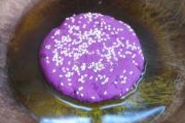 紫薯糯米豆沙饼的做法图解10