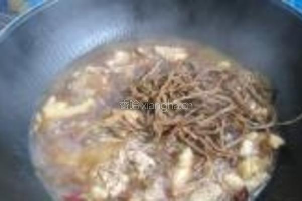 干豆角烧鸡肉的做法图解10