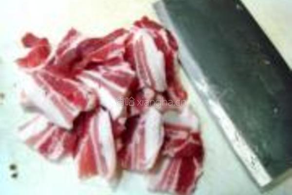 蚝油蘑菇肉片的做法图解3