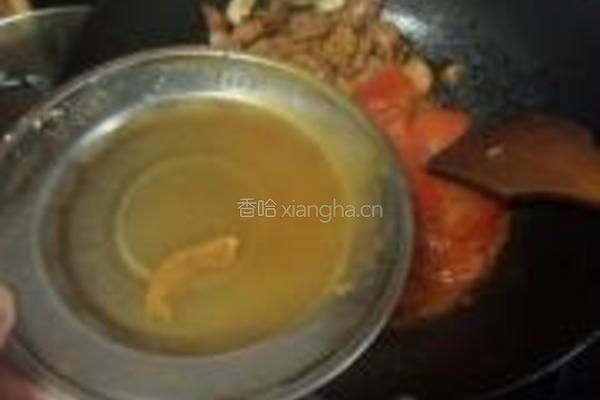 茄汁花菜炒肉片的做法图解12