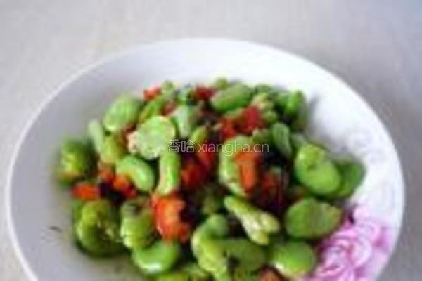 橄榄菜俏拌蚕豆的做法图解8