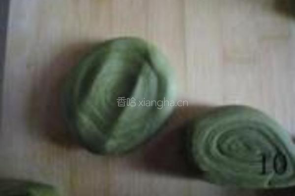 抹茶螺旋酥的做法图解10