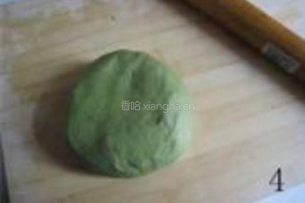 抹茶螺旋酥的做法图解4