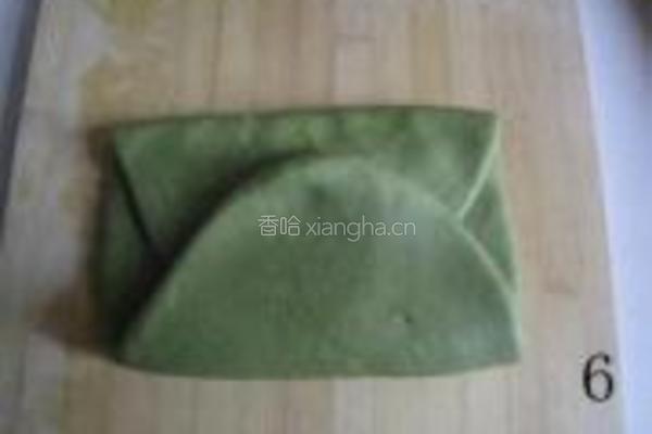 抹茶螺旋酥的做法图解6